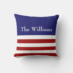 Red, White & Blue Pillow