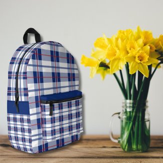 Red, White & Blue Plaid