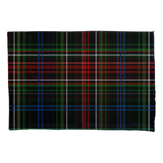 Red White Blue Plaid Tartan Checkered Pattern Pillow Case