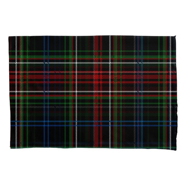 Red White Blue Plaid Tartan Checkered Pattern  Pillow Case (Front)