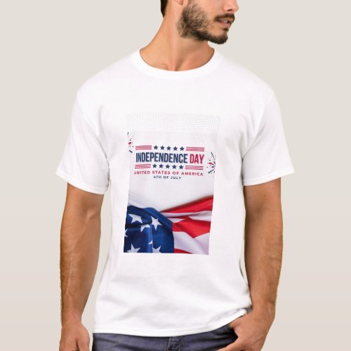 Red White Blue Reunion 4th of July T_Shirt