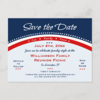 Red White Blue Reunion, Party, Save the Date