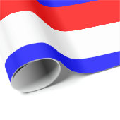 Red White Blue - Russia Flag Wrapping Paper (Roll Corner)
