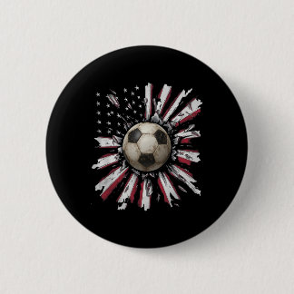 Red-white-blue Soccer Ll Explosion Grunge Street S Button