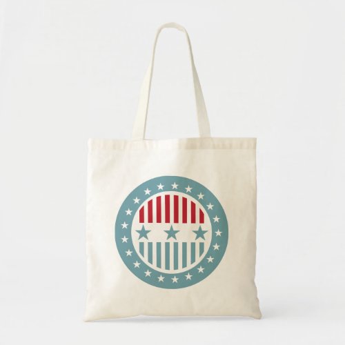 Red White  Blue Stars 4th of July Tote Bag