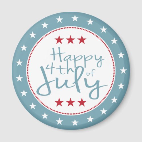 Red White  Blue Stars and Stripes Magnet