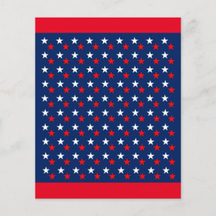 RED WHITE BLUE STARS PATTERN BACKGROUNDS WALLPAPER FLYER