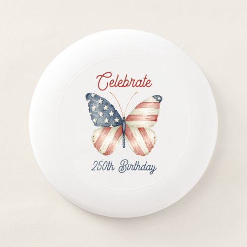 Red White Blue Stars Stripes Celebrate America Wham-O Frisbee