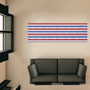 Red White Blue Stripe Runner