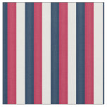 Red White &amp; Blue Stripes Fabric