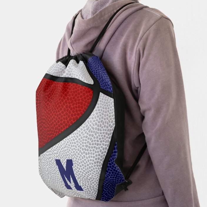 basketball drawstring backpack