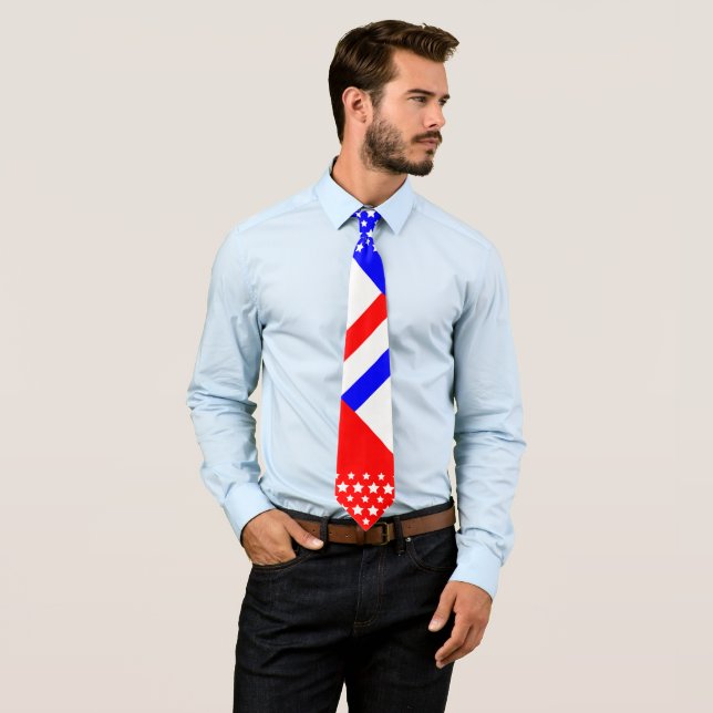 Red White Blue Tie (In Situ)
