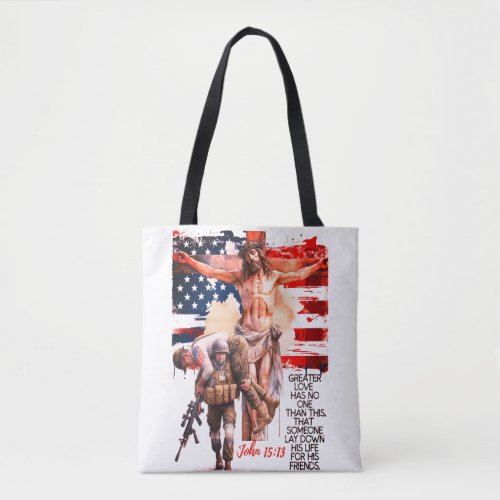 Red White  Blue Tote Bag 