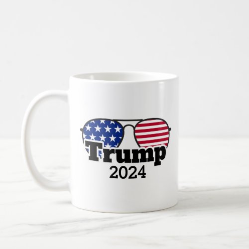 Red White Blue Trump 2024 Election Coffee Mug