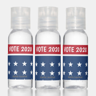 Red White & Blue VOTE Political Hand Sanitizer