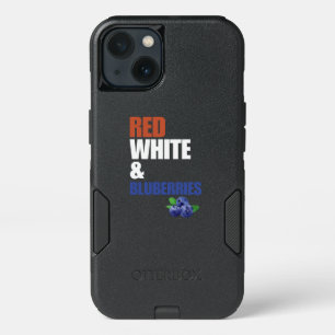 Red, White & Blueberries iPhone 13 Case