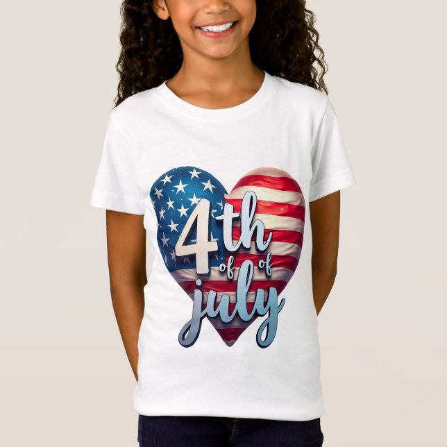Red, White & Bold: Patriotic Print Collection T-Shirt (Front)