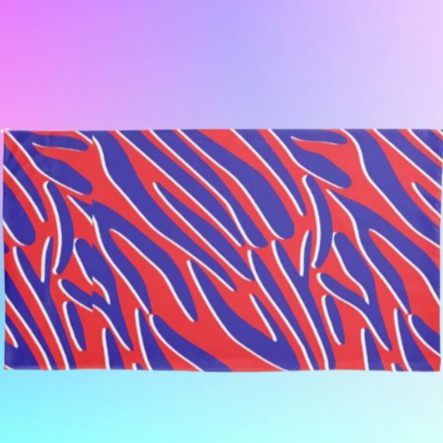 Red, White & Bold | Tiger Stripe Pillowcase (Creator Uploaded)