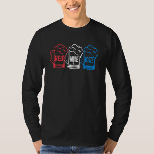 Red White Booze  American Dad Beer T-Shirt
