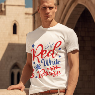Red White & Booze Tee