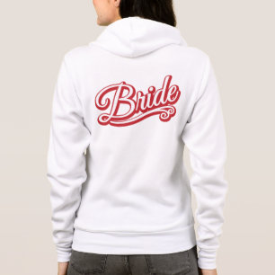 Red & White Bride sweat shirt