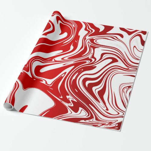 Red White Candy Cane Christmas Xmas Gift Wrap