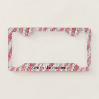 Red White Candy Cane Stripes Sparkle