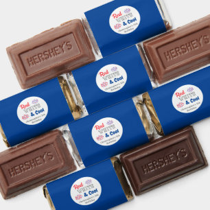 Red White & Cool 4th of July Birthday Hershey's Miniatures