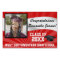 Red/White Custom Photo Graduation Yard Sign