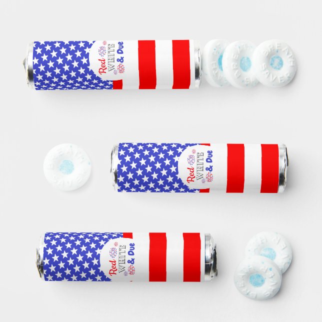 Red White & Due Baby Shower Breath Savers® Mints (Assorted)