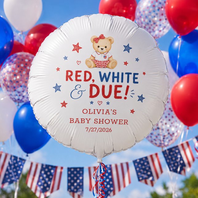 Red White Due Balloon (Creator Uploaded)