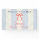 Red White & Due Blue Bow Stripes Boy Baby Shower
