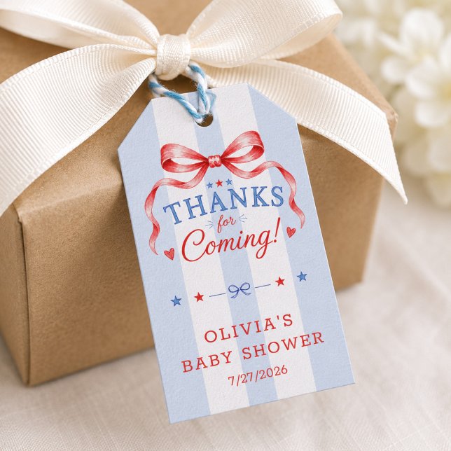 Red White & Due Favor Tag (Creator Uploaded)