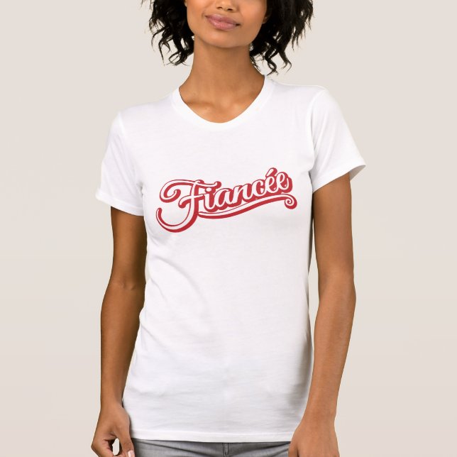 Red & White Fiancée T-shirt (Front)