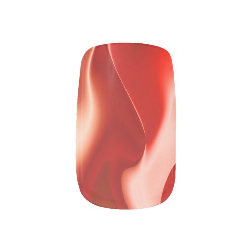 Red White Fire Design Minx Nail Wraps