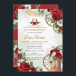 Red White Floral Charro Boots Sweet 16 Quinceañera Invitation<br><div class="desc">Personalize this vibrant red and white floral Quinceañera / Sweet 16 birthday invitation easily and quickly. Simply click the customize it further button to edit the texts, change fonts and fonts colors. Featuring bright red and white roses, floral adorned cowboy boots and wild west elements. Matching items available in store....</div>