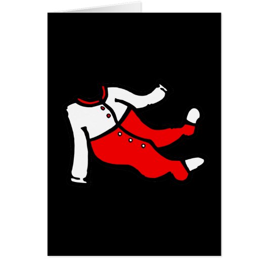 red & white footy PJ's Cards (Front)