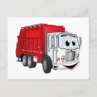 garbage truck cartoon