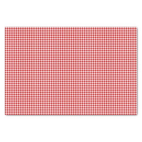 Red_White Gingham_TISSUE WRAPPING PAPER