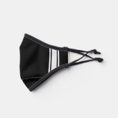 red white girls boys basketball w varsity stripes premium face mask (Left)