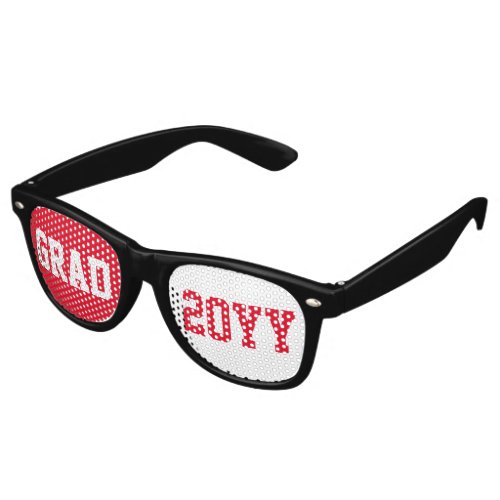 Red & White Grad 2026 Text Design