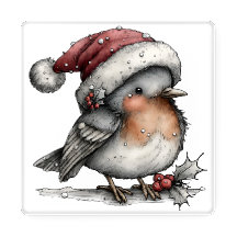 RED WHITE GRAY WHIMSICAL CHRISTMAS THEME