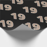 [ Thumbnail: Red, White, Green "19" 19th Event On Christmas Day Wrapping Paper ]