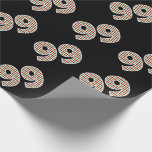 [ Thumbnail: Red, White, Green "99" 99th Event On Christmas Day Wrapping Paper ]