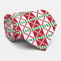 Red, white, green Latvian Latgale Ethnic Folk art