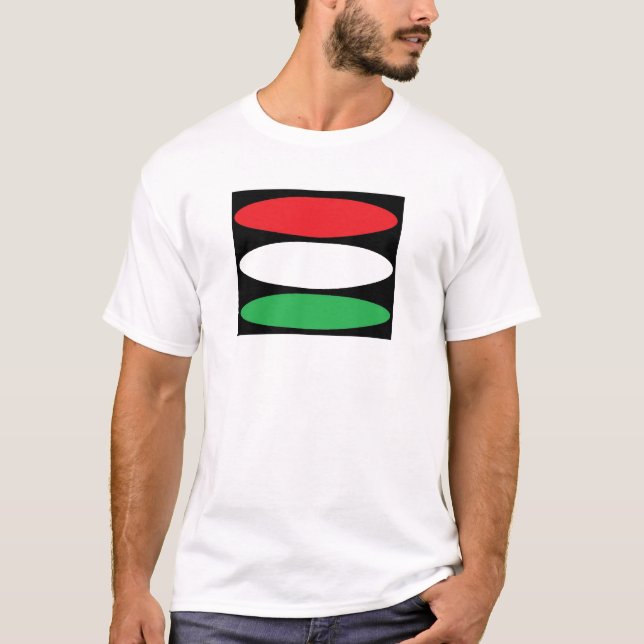 RED WHITE GREEN T-Shirt (Front)