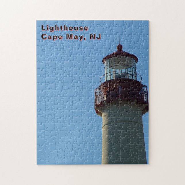 Red White Lighthouse, Cape May, NJ Jigsaw Puzzle (Vertical)