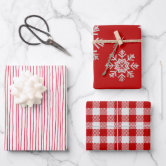 Red Wreath Wrapping Paper