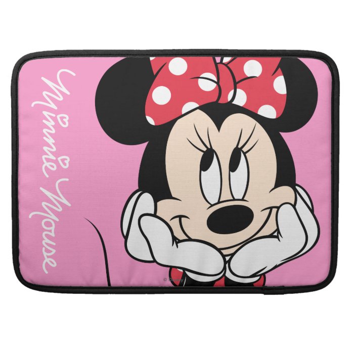 Red & White Minnie 1 MacBook Pro Sleeve