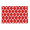 Red White Moroccan Quatrefoil Pattern #4